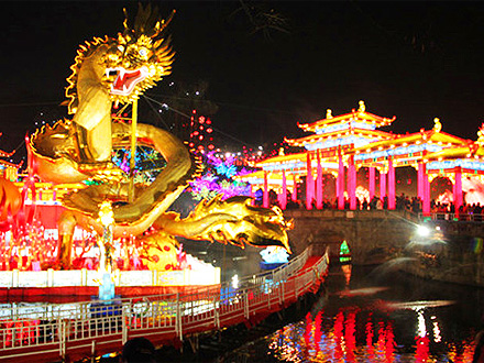 自貢燈會(huì)五元素